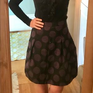 Anthropologie polka dot skirt size 4 (fits like 2)